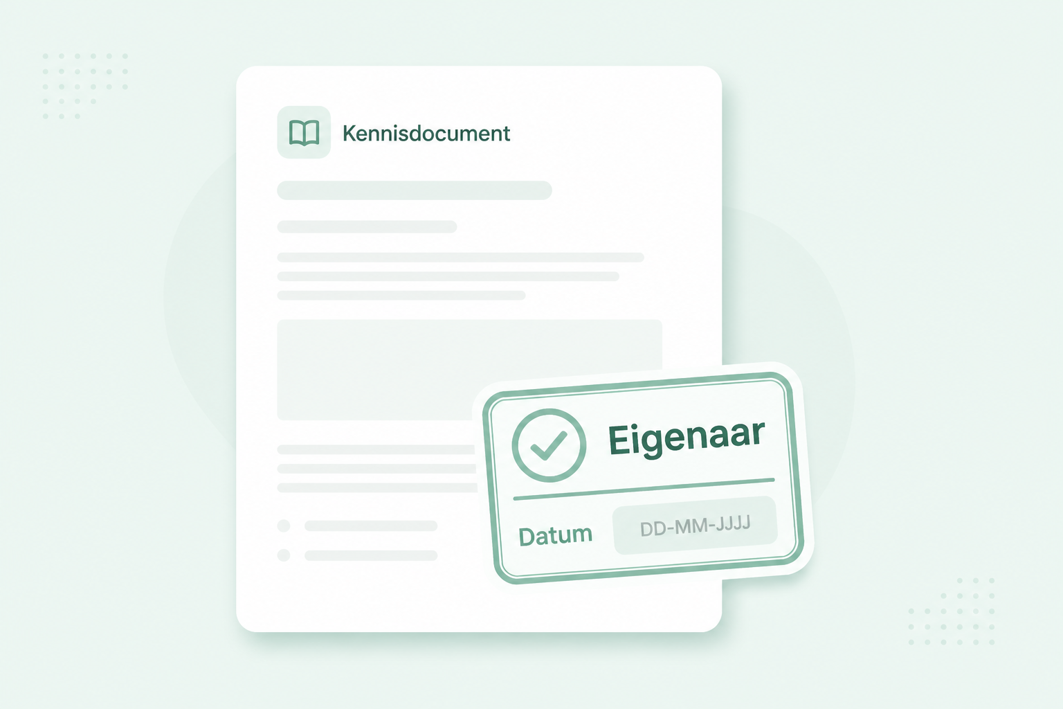 Document met eigenaar en datum