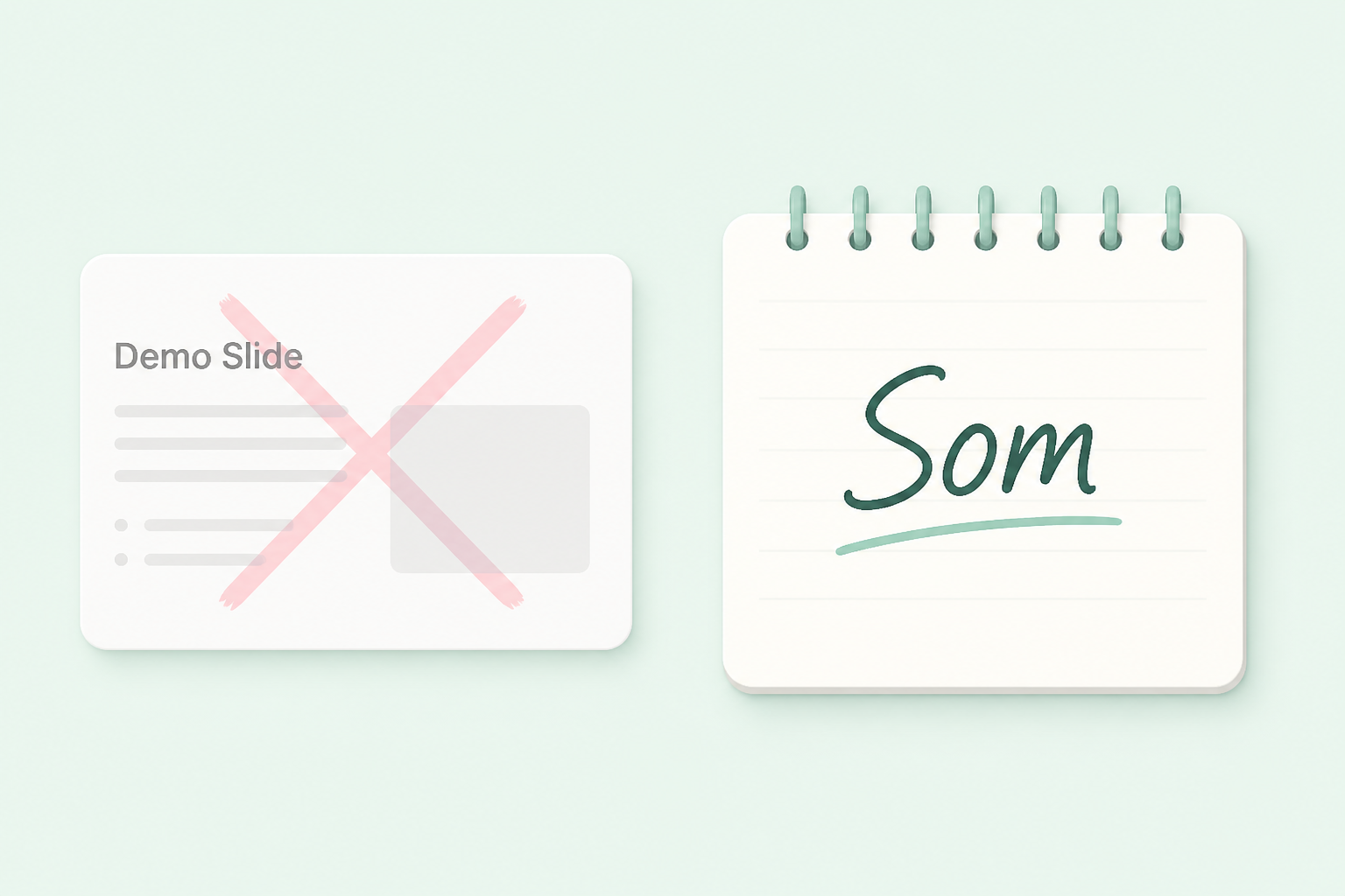 Demo-slide versus een reële ROI-som